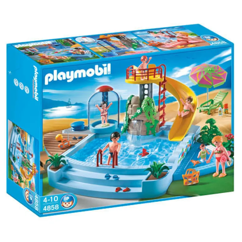 Playmobil Piscina con tobogan
