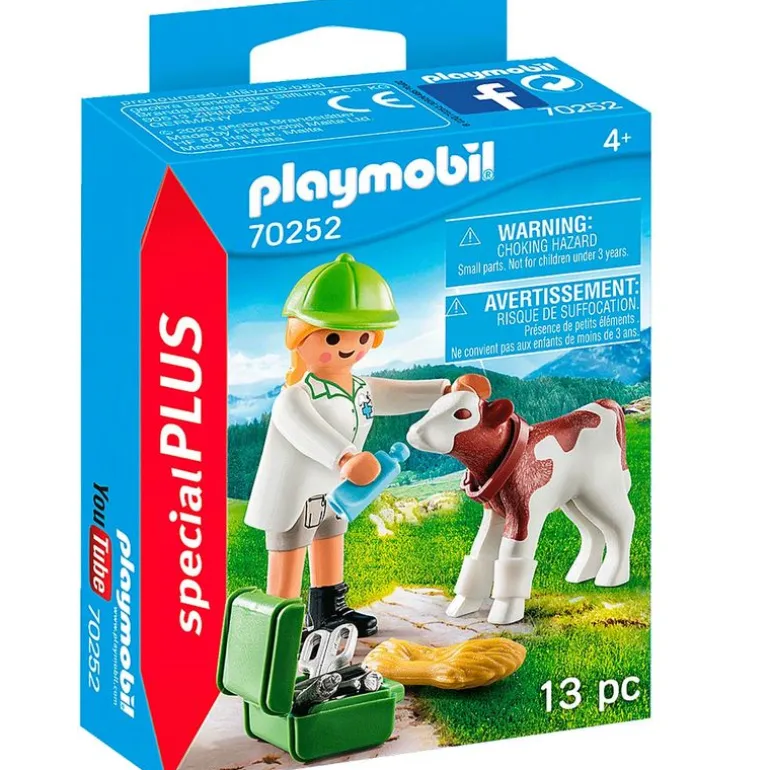 Playmobil Special Plus Veterinaria con Ternero