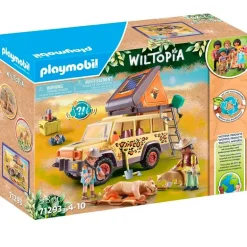 Playmobil Wiltopia Vehículo Todoterreno con Leones