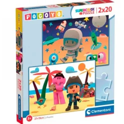 Pocoyó Puzzles 2x20 Piezas
