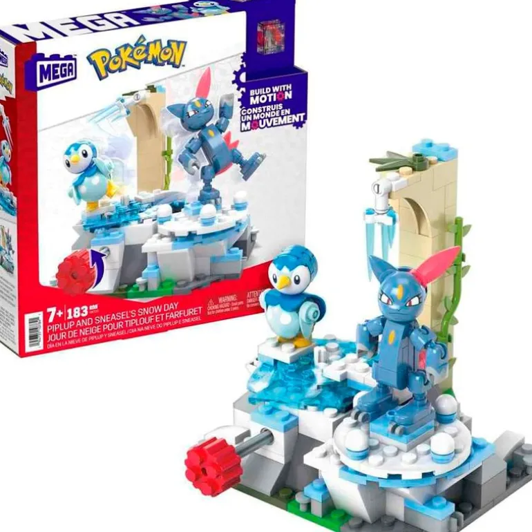 Pokémon Construcción Piplup y Sneasel
