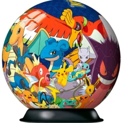 Pokémon Puzzle Bola 3D 72 Piezas