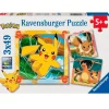 Pokémon Puzzle 3X49 Piezas