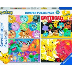 Pokémon Puzzle 4x100 Piezas