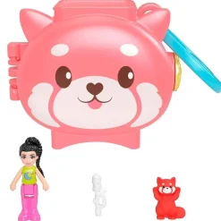 Polly Pocket Estuche Panda Rojo