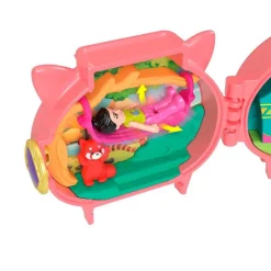 Polly Pocket Estuche Panda Rojo