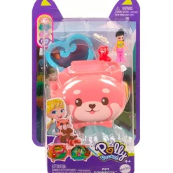 Polly Pocket Estuche Panda Rojo