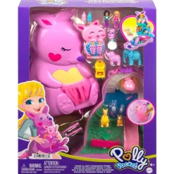 Polly Pocket Playset Monedero Canguro Mama & Joey