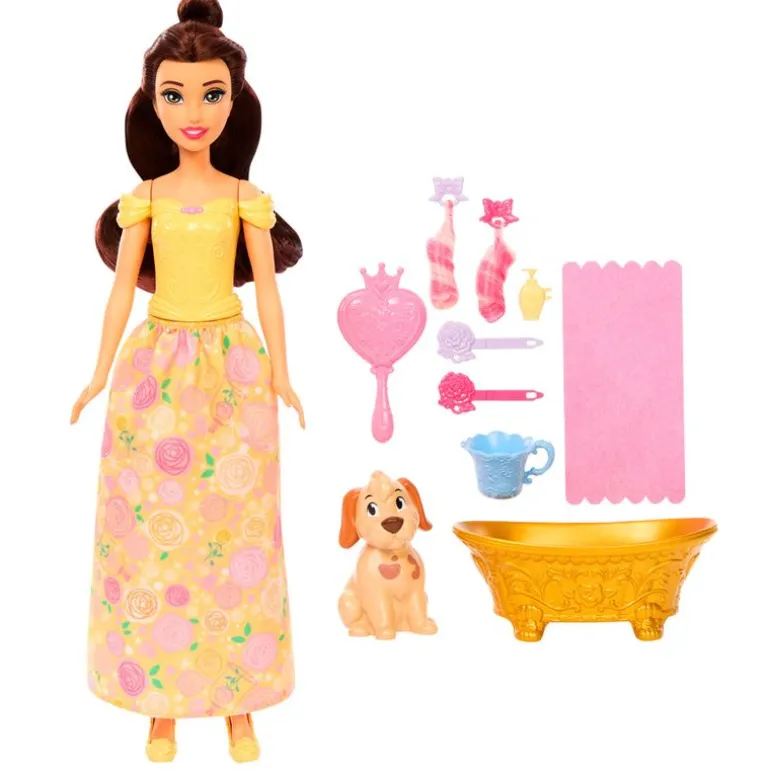 Princesas Disney Bella Baña y Cepilla al Perrito