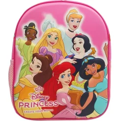 Princesas Disney Mochila 3D Infantil