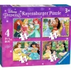 Princesas Disney Puzzle 4 en 1