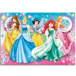 Princesas Puzzle Brillos de 104 Piezas