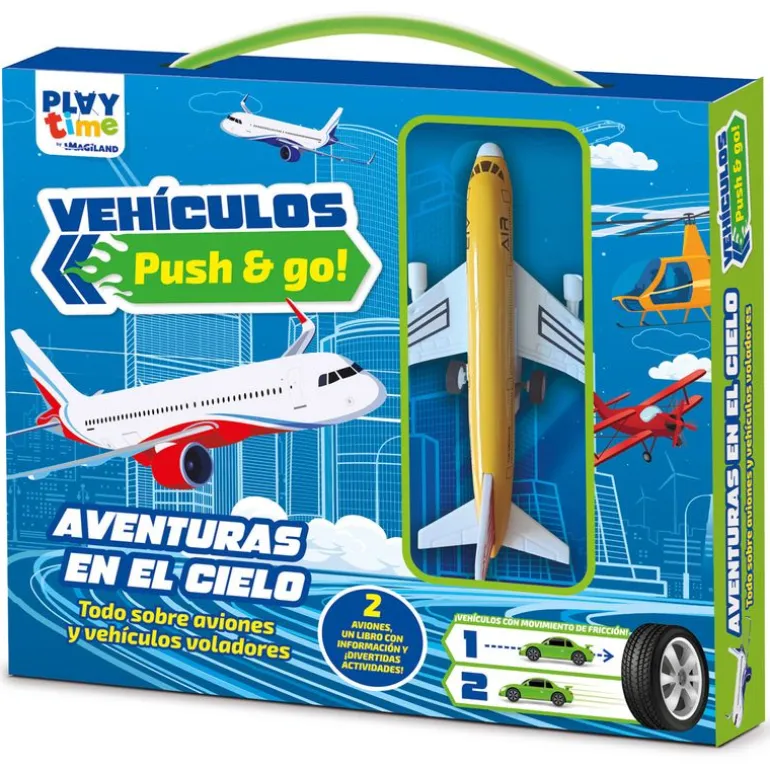 Push & Go Vehículos Aventuras en el Cielo