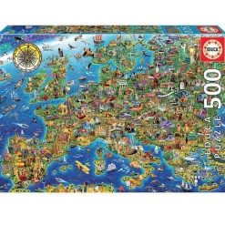 Puzzle 500 Piezas Mapa de Europa