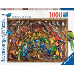 Puzzle Arcoíris de Pájaros 1000 piezas