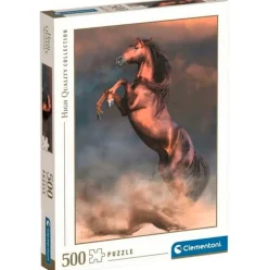 Puzzle Caballo Semental Rojo Salvaje 500 Piezas