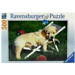 Puzzle Cachorros Golden Retriver 500 Piezas