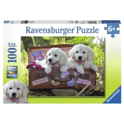Puzzle Cachorros Labrador de 100 Piezas XXL