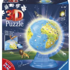 Puzzle 3D Globo Terráqueo LED