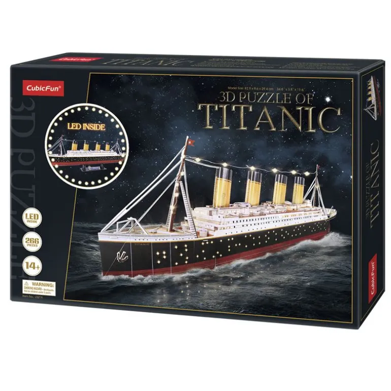 Puzzle 3D Titanic LED