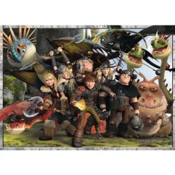 Puzzle de los Dragones de 24 piezas