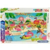 Puzzle Flamingos Party 104 Piezas