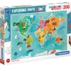 Puzzle Mapamundi Animales 250 Piezas