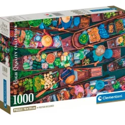 Puzzle Mercado Flotante 1000 Piezas