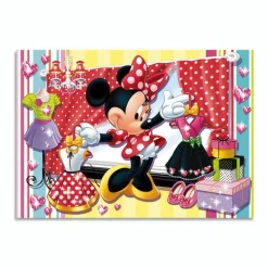 Puzzle Minnie de compras 104 piezas