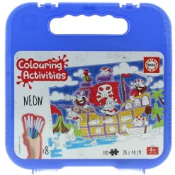 Puzzle Piratas para Pintar 100 Piezas