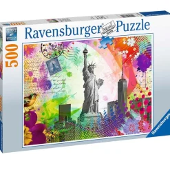 Puzzle Postal Nueva York 500 Piezas