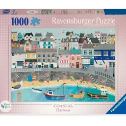 Puzzle Puerto Costero 1000 Piezas