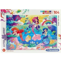 Puzzle Sirenas Glitter 104 Piezas
