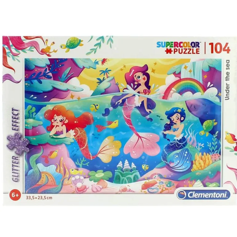 Puzzle Sirenas Glitter 104 Piezas