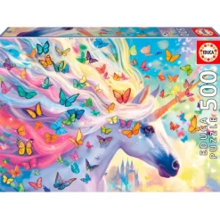 Puzzle Unicornio Arcoíris 500 Piezas