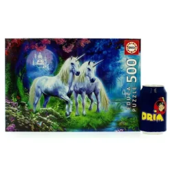 Puzzle Unicornios en el Bosque de 500 Piezas