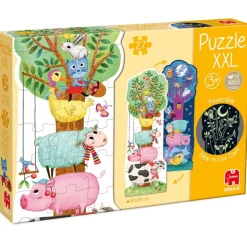 Puzzle XXL Granja Día y Noche