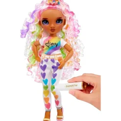 Rainbow High Colour & Create Muñeca Ojos Lila
