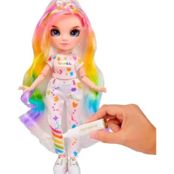 Rainbow High Colour & Create Muñeca Ojos Azules