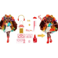 Rainbow High Creative Crystals Muñeca Iris Bow