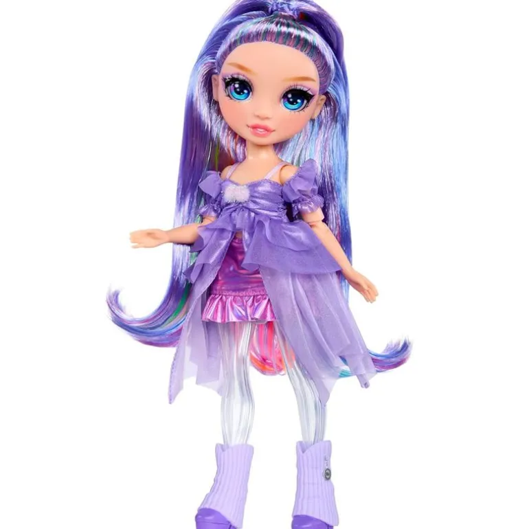 Rainbow High Rainbow Shimmers Muñeca Violet Willow