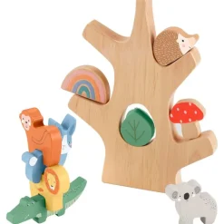 Árbol con Animales De Madera Montessori