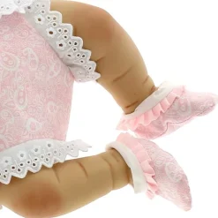 Reborn Bebé Leo Dormido con Traje Rosa