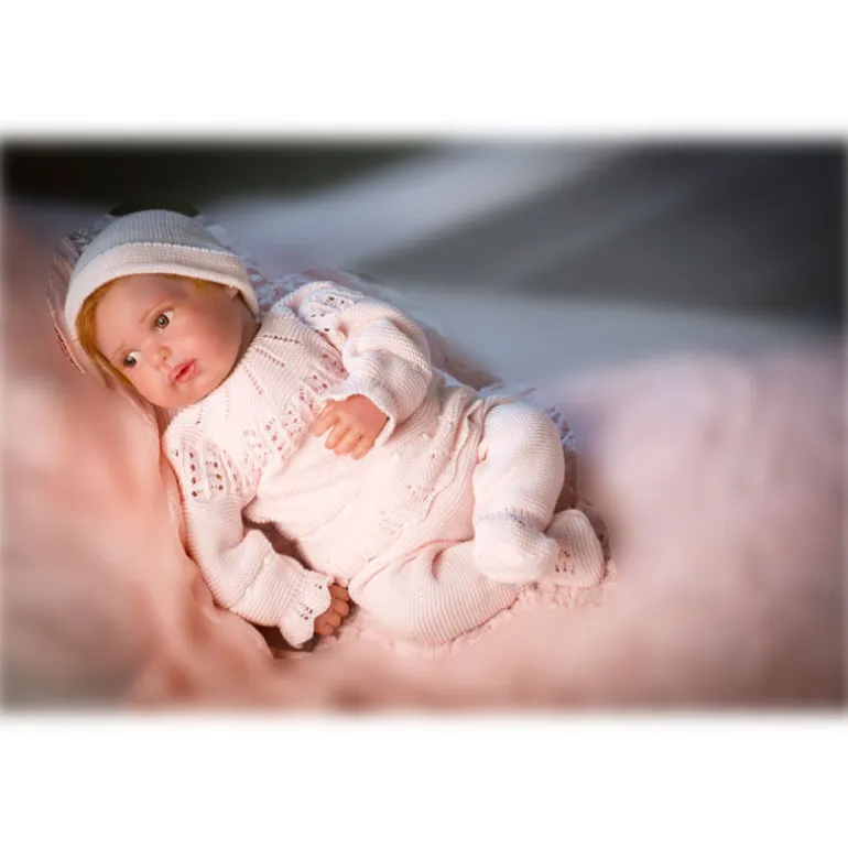 Reborn Bebé Mies con Traje Rosa