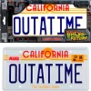 Regreso al Futuro Réplica Matrícula Delorean