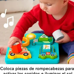 Rompecabezas de Vehículo con Figuras y Sonidos