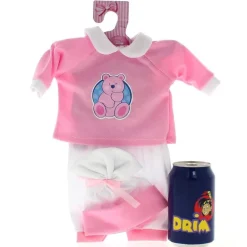 Ropita Bebé Pijama Rosa Osito