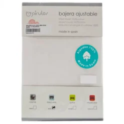 Sábana Bajera Minicuna blanca 50*80 Blanca