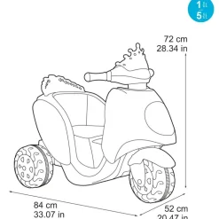 Scooty Little Princess 6V Moto Eléctrica