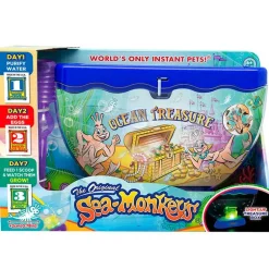 Sea Monkeys Ocean Zoo Cofre Del Tesoro Con Luz